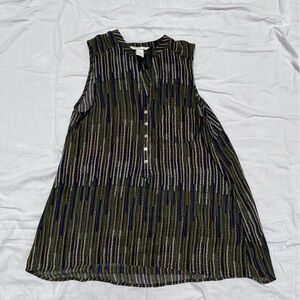 H&M sleeveless sheer top size 2